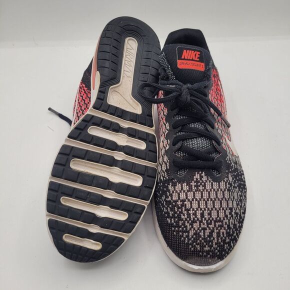 Nike Air Max Sequent 2 852465-004 Black Pink Running Shoes Sneaker Size 7 Airmax - Picture 5 of 9